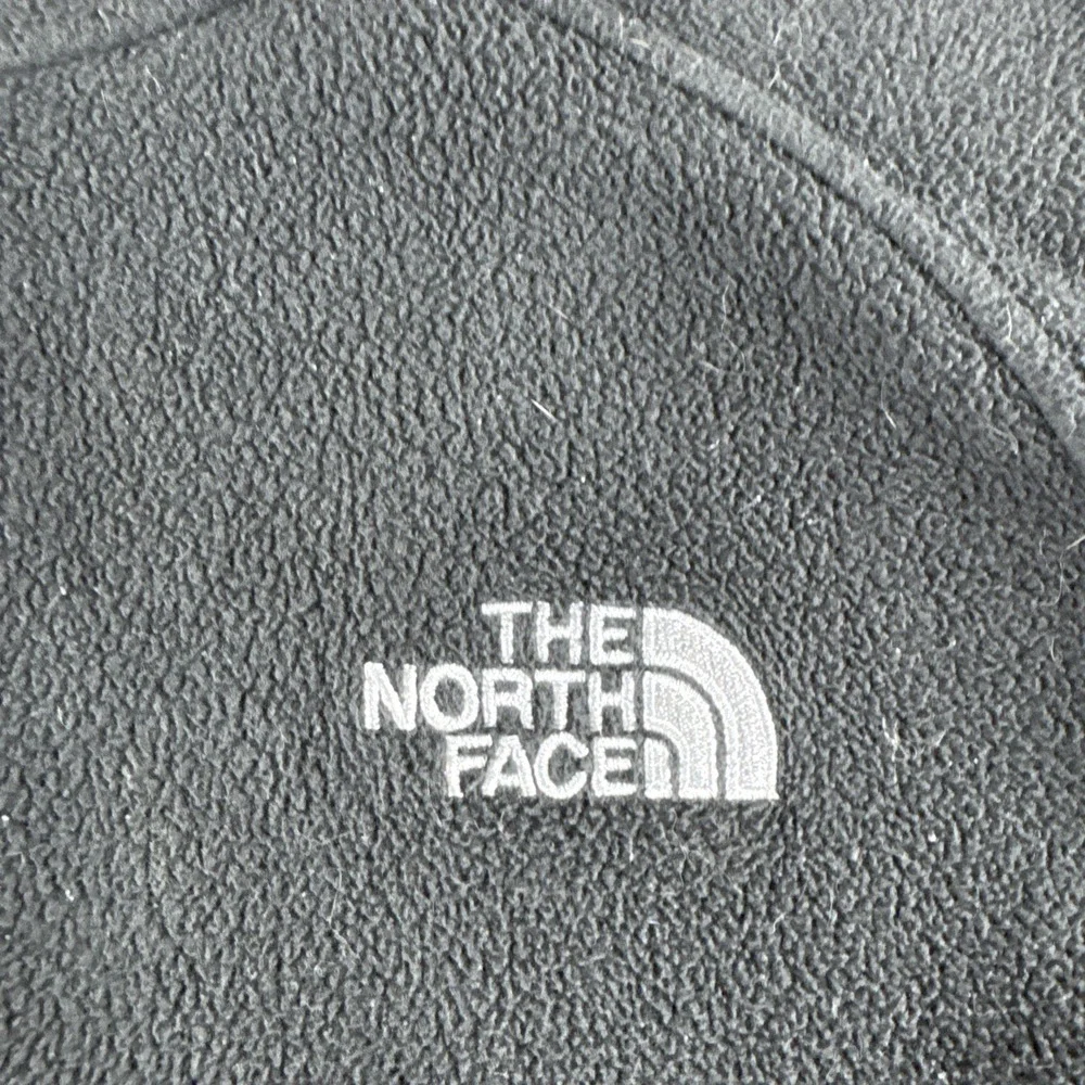North Face Jacket Mens L? Black Fleece Sweatshirt Full Zip Polyester Hiking